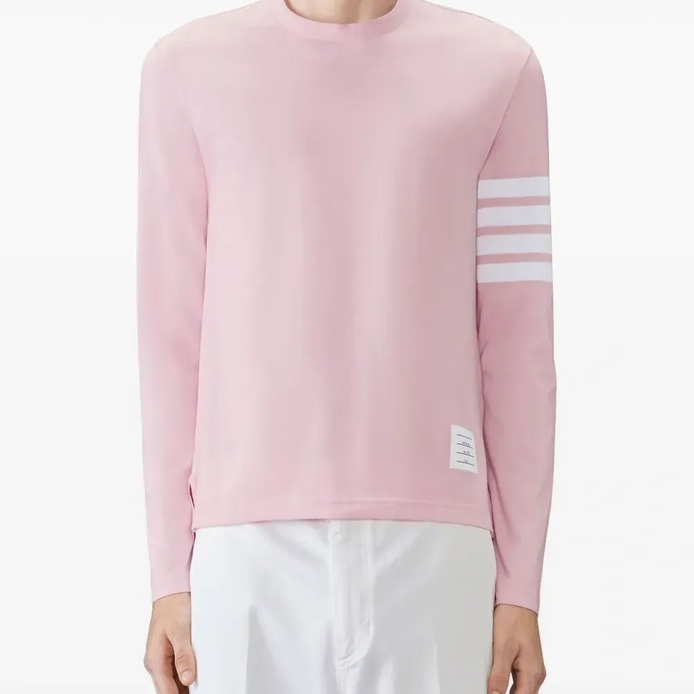 Футболка с длинными рукавами и полосками