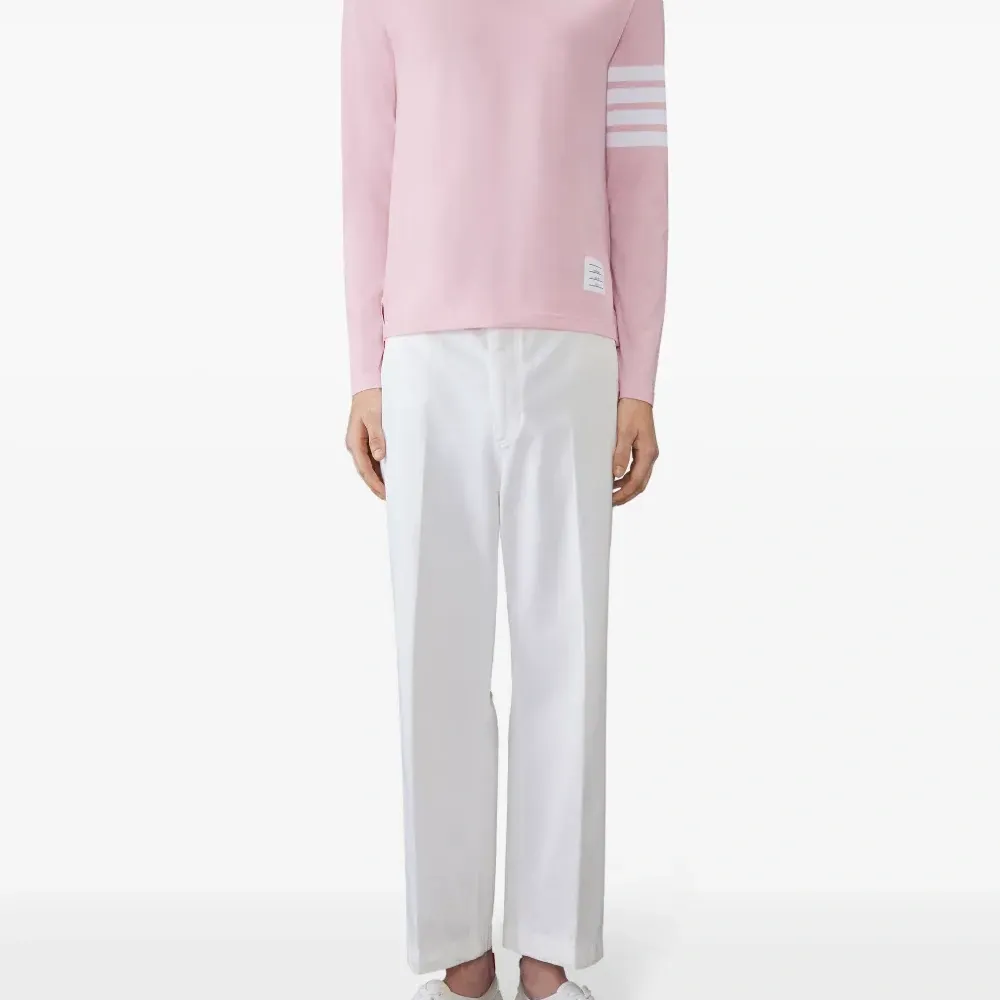 Футболка с длинными рукавами и полосками