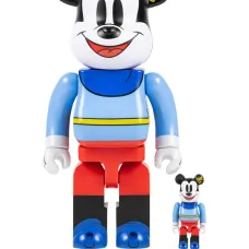 Набор фигурок Be@rbrick Mickey Mouse BearbrBrave Little Tailor 100% + 400% из коллаборации с Disney