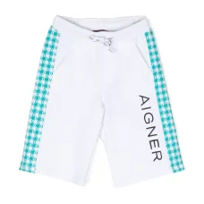 Шорты с вышитым логотипом