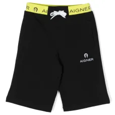 Шорты с вышитым логотипом