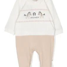 Ромпер с графичным принтом