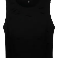 Укороченный топ с прорезями