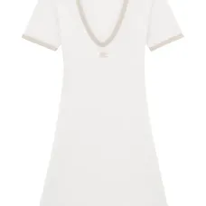 Платье мини с нашивкой-логотипом