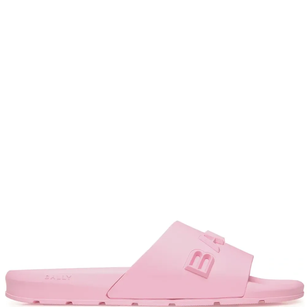 Шлепанцы с тисненым логотипом