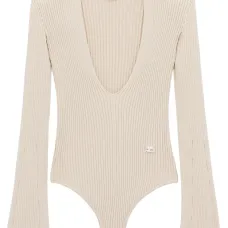 Боди в рубчик