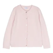 Кардиган с отделкой в рубчик