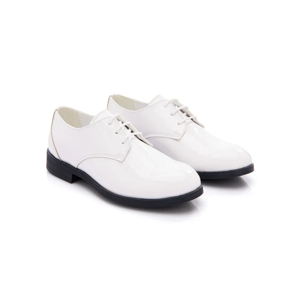 Лакированные лоферы на шнуровке Лакированные лоферы на шнуровке