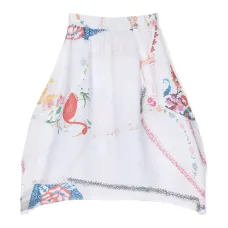 Юбка с цветочным принтом