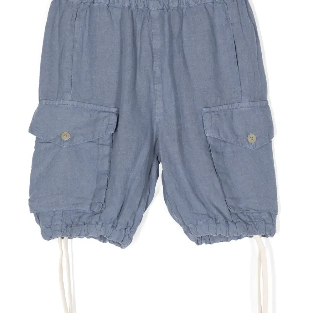 Льняные зауженные брюки