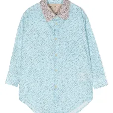 Рубашка с цветочным принтом