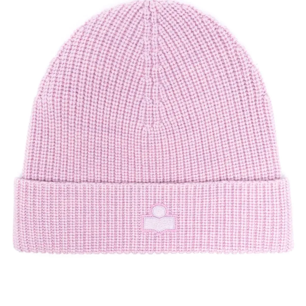 Шапка бини Bayle в рубчик с вышитым логотипом