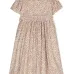 Жаккардовое платье с поясом