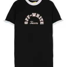 Платье из органического хлопка с логотипом