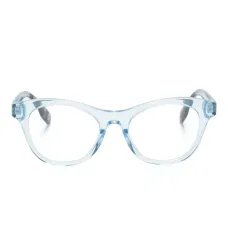 Очки в прозрачной квадратной оправе