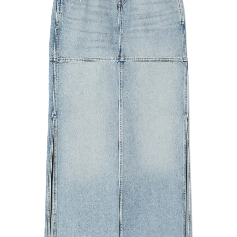 Джинсовая юбка макси с разрезом Джинсовая юбка макси с разрезом