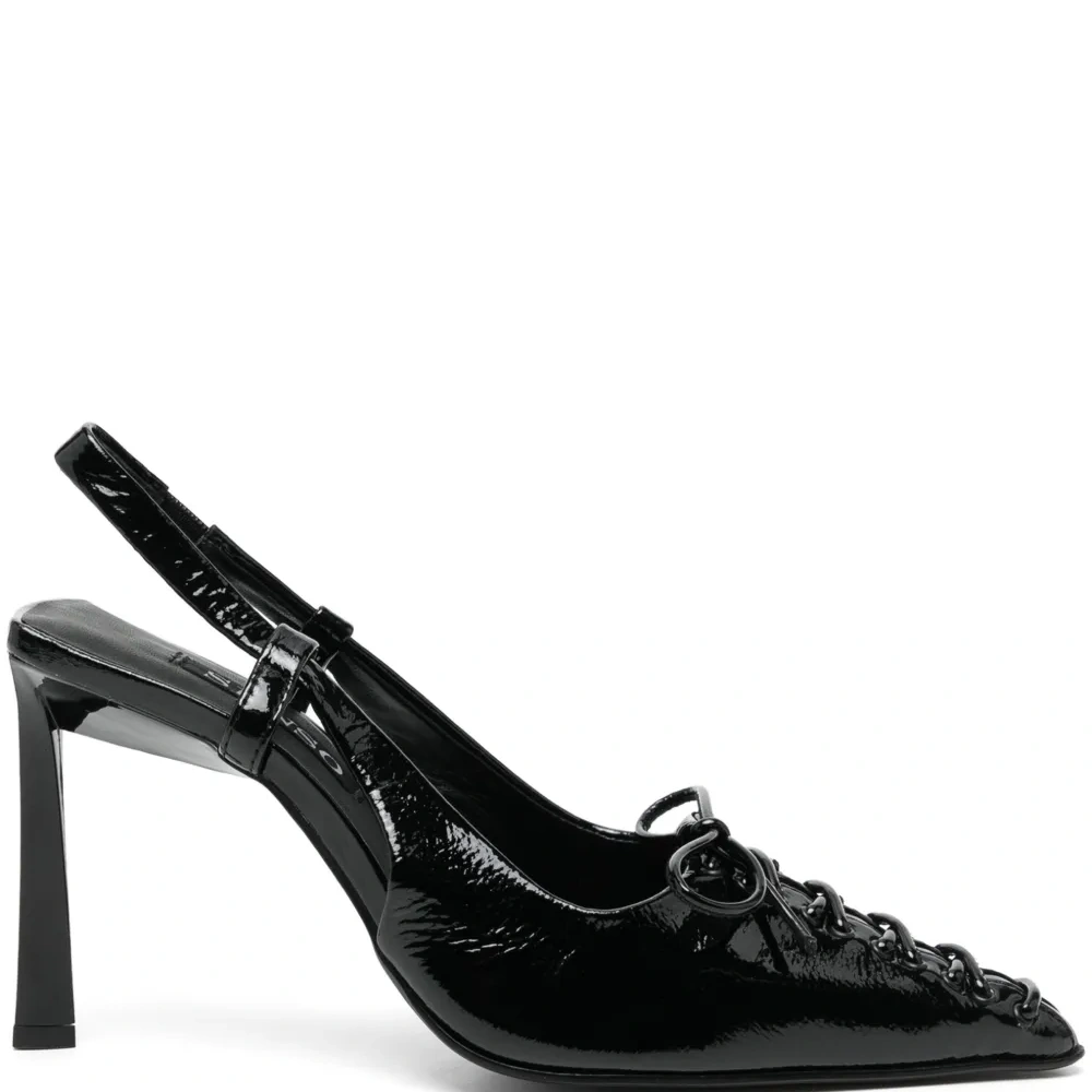 Туфли Oka 75 с ремешком на пятке