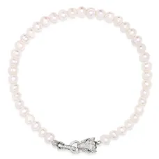 Чокер с кристаллами и жемчугом