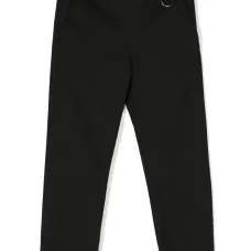 Жаккардовые брюки скинни с логотипом FF