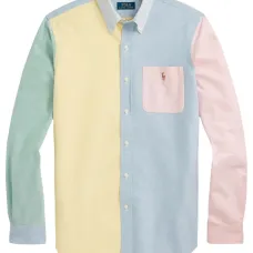 Рубашка в стиле колор-блок Рубашка в стиле колор-блок