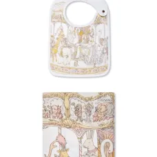 Комплект Carré & Satin Carousel из одеяла и нагрудника Комплект Carré & Satin Carousel из одеяла и нагрудника