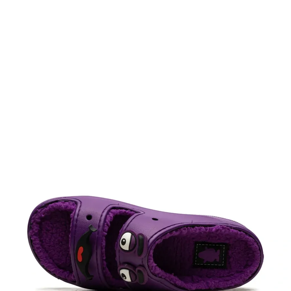 Сандалии Grimace Cozzzy из коллаборации с McDonalds