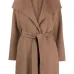 Пальто с запахом и поясом