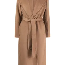 Пальто макси с запахом и поясом Пальто макси с запахом и поясом