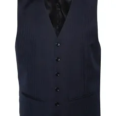 Жилет из вирджинской шерсти в полоску