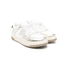 Кеды с нашивкой-логотипом