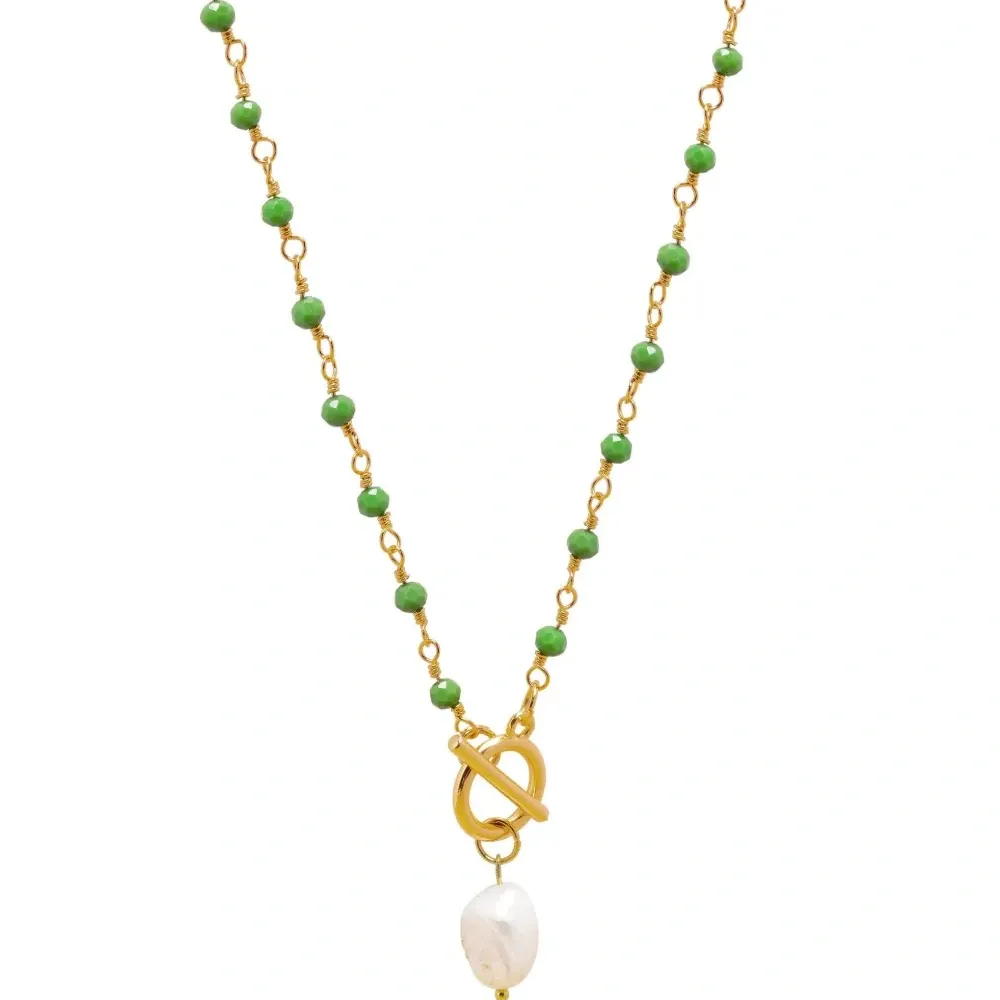 Колье с жемчужной подвеской