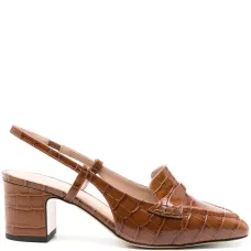 Туфли Bianca 60 с тиснением под кожу крокодила