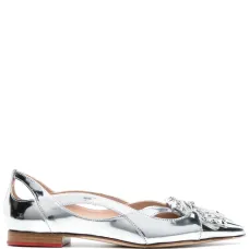 Балетки Moon с эффектом металлик из коллаборации с Paula Cademartori