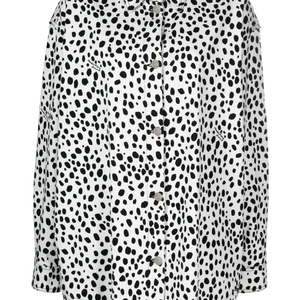 Куртка-рубашка с принтом