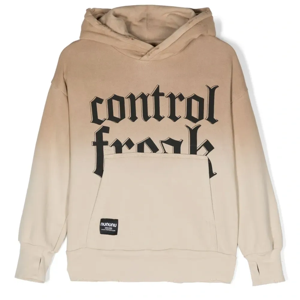 Худи Control Freak с эффектом омбре Худи Control Freak с эффектом омбре