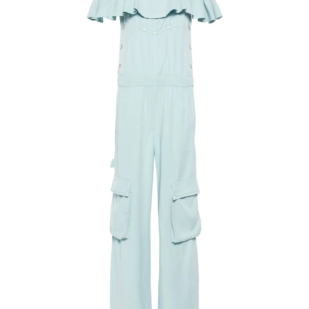 Комбинезон на одно плечо с оборками