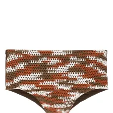 Плавки-шорты с абстрактным узором