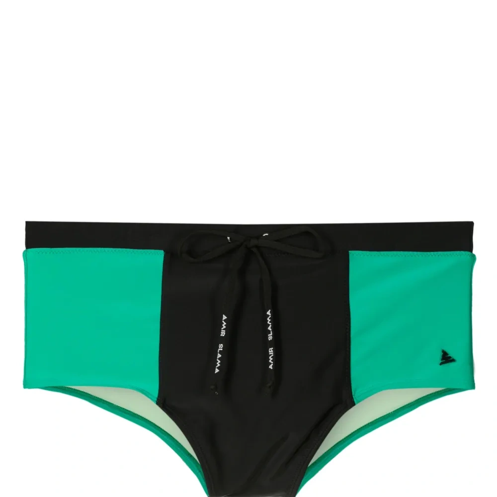 Плавки-шорты со вставками