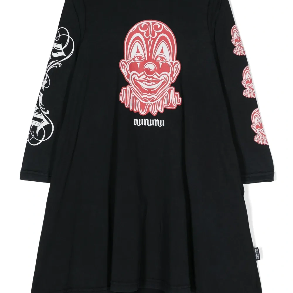 Платье с принтом Clown