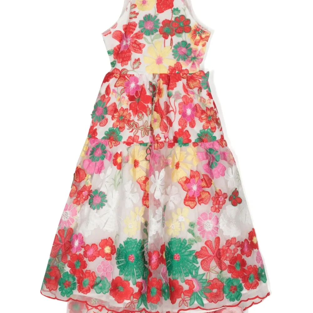 Платье миди Candy Cane с цветочным принтом