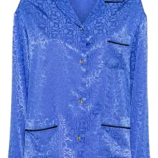 Жаккардовая рубашка с логотипом