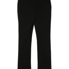 Брюки строгого кроя с логотипом Брюки строгого кроя с логотипом