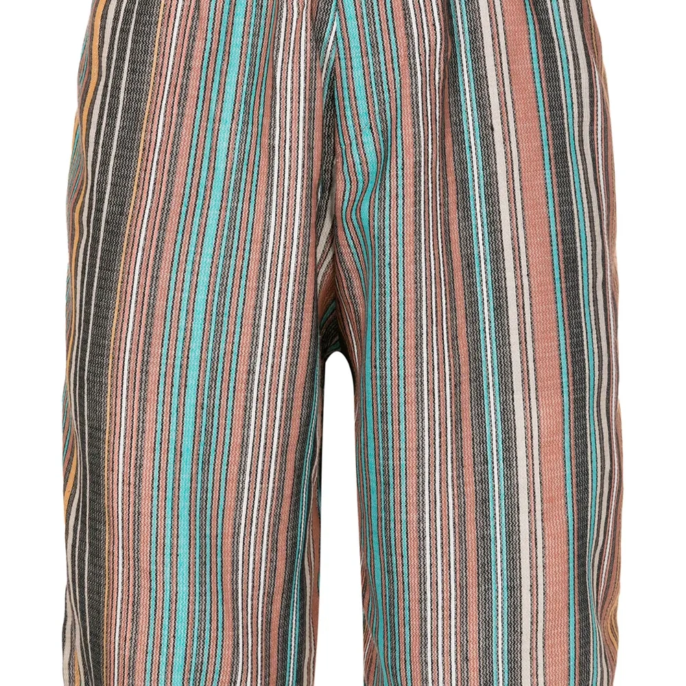 Жаккардовые шорты в полоску