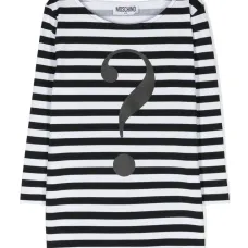 Полосатая футболка с длинными рукавами