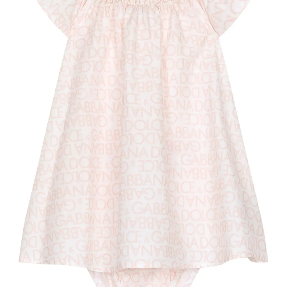 Платье с логотипом