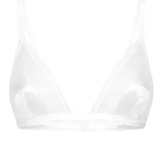 Бюстгальтер с треугольными чашками и кружевом