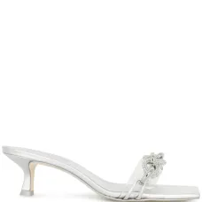 Босоножки Lynn с эффектом металлик