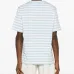 Полосатая футболка с вышитым логотипом