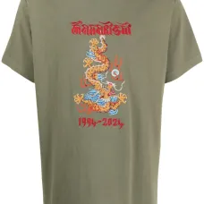 Рубашка из органического хлопка с принтом Dragon