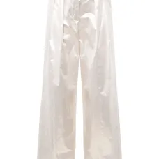 Брюки прямого кроя с эффектом металлик Брюки прямого кроя с эффектом металлик